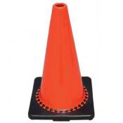 orange 18in PVC traffic cone