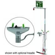 outdoor emergency shower eyewash station