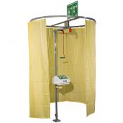 pipe-mount safety shower modesty curtain