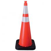 36in orange polyethylene traffic cone