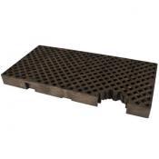 poly railroad center track pan right grate A9572U