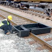 Railroad Track Absorbent Mat - Spilltration® Railway Absorbent Products