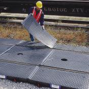railroad track pan 9ft system with covers A9596U