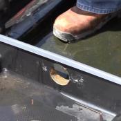 railroad track pan seam cover A7227U