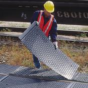 railroad track pan side pan cover A9581U