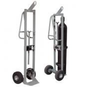 Single Cylinder Hand Truck 10.5in Semi-Pneumatic Wheels, Hoist Ring A35016J