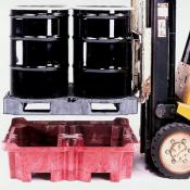 spill control forklift pallet