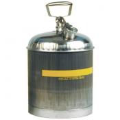 5-Gal Stainless Steel Can with buna rubber cap gasket