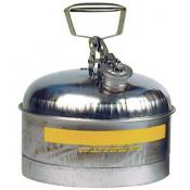 2.5-Gal Stainless Steel Can with buna rubber cap gasket