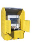 Outdoor Tote Spill Pallet (tote IBC locakable containment)