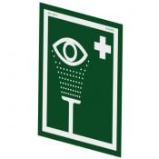 wall mount emergency eyewash station sign