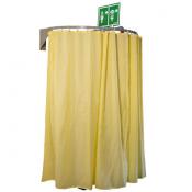 wall-mount safety shower modesty curtain