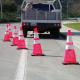 pop-up spring traffic cones