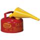 Gasoline Cans AUI10FSE red 1-gallon gas can with funnel