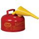 Gasoline Containers AUI20FSE 2 gallon gas can with funnel