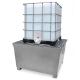 Steel IBC Spill Pallet A1184U (14 gauge galvanized steel)