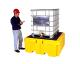 Tote Containment A1157U & A1158U (options - drain and bucket shelf)