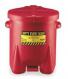 A933-FLE Oily Rag Container (6 gallon red oily rag safety container)