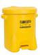 A937-FLYE Oily Waste Can (oil soaked rags waste can yellow 14 gallon)