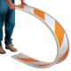 flexible i-beam barrier rails