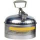 Stainless Steel Can A1313E 2.5 gal stainless steel safety cans