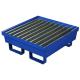 A1611STE One Drum Spill Pallets (Blue Baked On Powder Coat Finish)