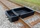 Railroad Track Berm on Tracks (lightweight and portable)