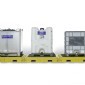 IBC Indoors Modular Spill Pallet - Five IBC/Tote Model  Polyethylene