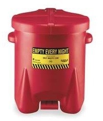 Oily Waste Can Hazardous Safety Rag Disposal Oily Waste Can