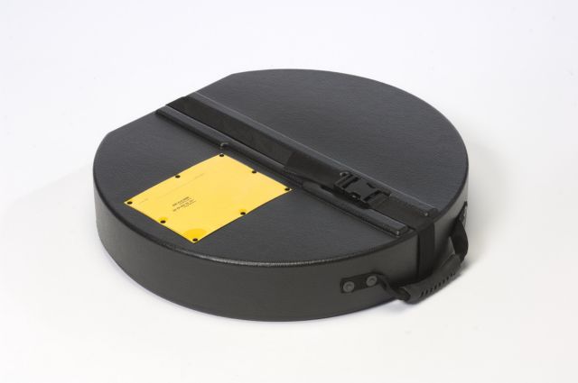 Spill dike storage case closed