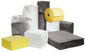 pads and roll absorbents