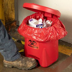 waste can for biohazards