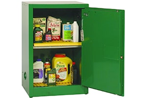 Pesticide storage cabinet