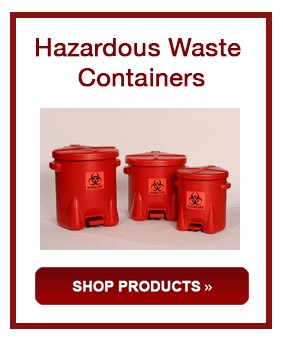 shop hazmat waste containers