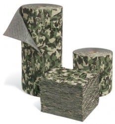 camo-pattern industrial mat pad and roll
