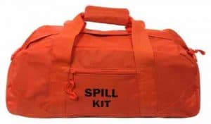 red duffle bag spill kit