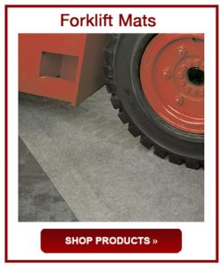 shop forklift absorbent mats