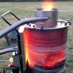SmartAsh cyclonic barrel incinerator
