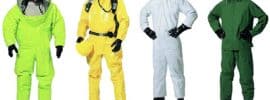 Levels A-D personal protective equipment