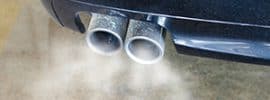 car exhaust pipe fumes