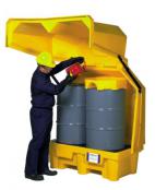 lockable spill containment pallet