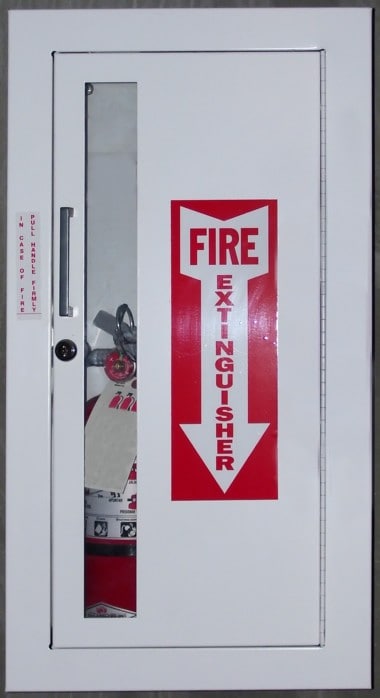 fire extinguisher wall sign